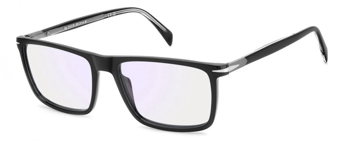 David Beckham DB1181 Eyeglasses - BLKDKRUT - view 3